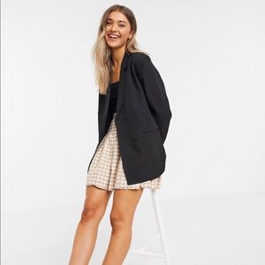 Pieces tailored black blazer, Size Medium